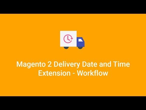 Magento 2 Delivery Date and Time - Workflow