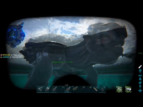 Ark Genesis domesticar tortuga gigante SOLO (Megachelon)