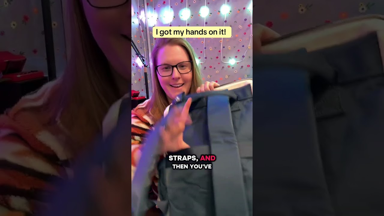 This bag is basically a Mary Poppins bag because it can hold everything you need to