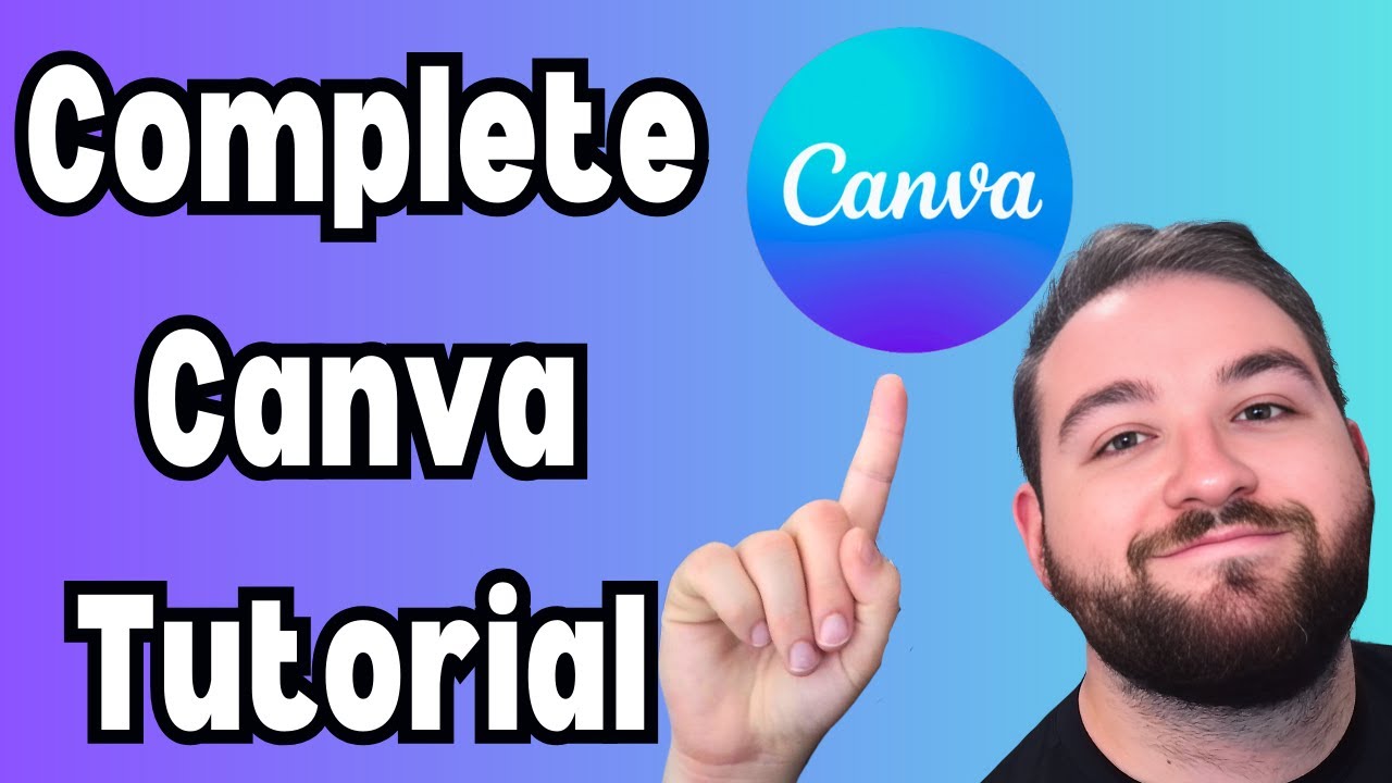 FULL Canva Tutorial For BEGINNERS 2024!