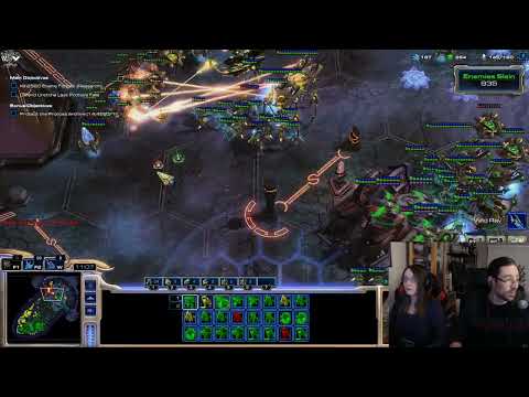 Married Couple Plays StarCraft2: WoL Campaign Co-oP by raegLorDdz: Mission 14 - In Utter Darkness