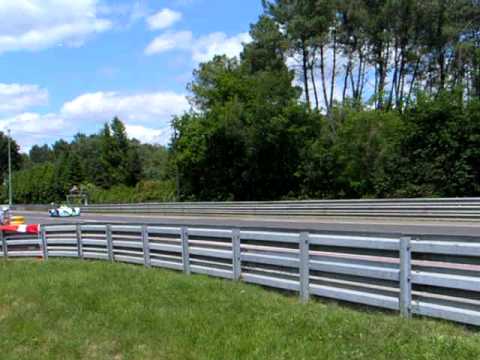 First lap of Le Mans 24 Hours 2009 from the Mulsanne Straight