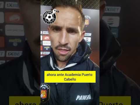 DECLARACIONES DE ROBERT HERNÁNDEZ TRAS EL EMPATE DE CARACAS FC ANTE ACADEMIA PUERTO CABELLO.