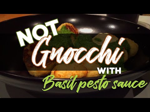 Cauliflower Gnocchi with Basil Pesto Sauce | Dairy...
