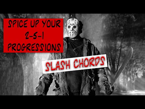 Jazz Chords - Spice up your 2-5-1 progressions with slash chords!