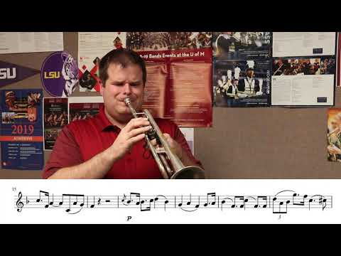 2019-2020 TMEA All-State Trumpet Etude #1