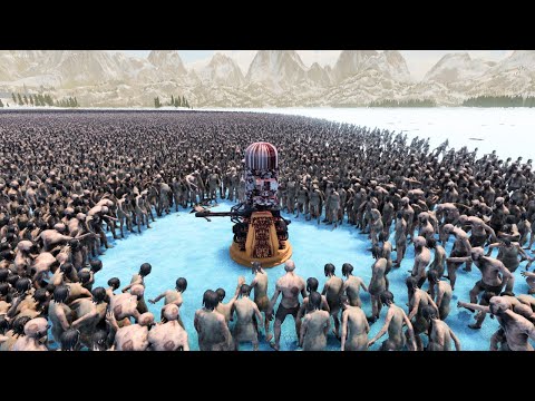 Auto Sentry Gun VS Million Zombies ! | UEBS 2