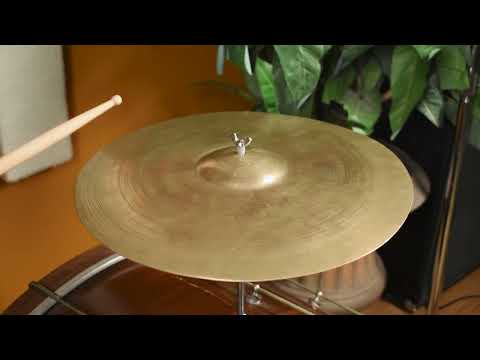 14" K. Zildjian Constantinople 1910s-1920s Trap Ride Cymbal 1280g *Video Demo* image 8