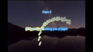 The Carpenters &quot;There&#39;s a kind of Hush&quot; play along with scrolling guitar chords and lyrics