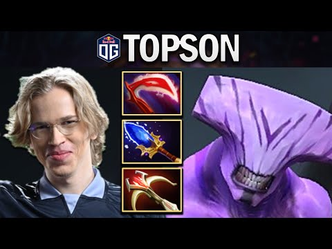 OG.TOPSON FACELESS VOID WITH 20 KILLS - DOTA 2 7.27 GAMEPLAY