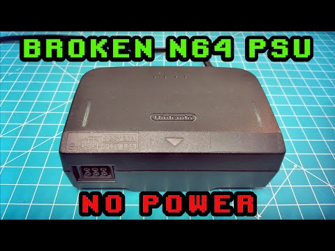 FIXING A BROKEN NINTENDO 64 POWER SUPPLY! FAULTY RESISTOR! #repair #nintendo #n64