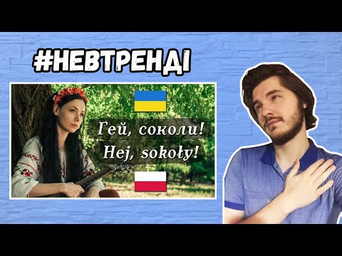 РЕАКЦІЯ НА 🇺🇦 🇵🇱 Гей, соколи! / Hej, sokoły! – Ukrainian/Polish folk song / #НЕВТРЕНДІ