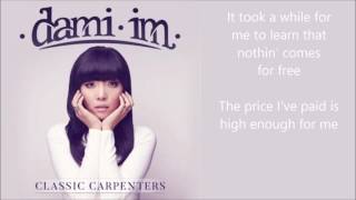 Dami Im - I Need To Be In Love - lyrics - Classic Carpenters album