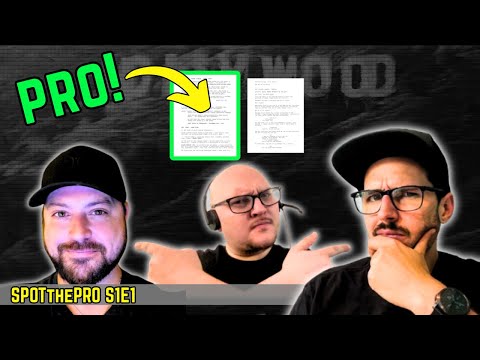 Pro vs. Amateur Screenwriting - Can YOU Spot the Difference?