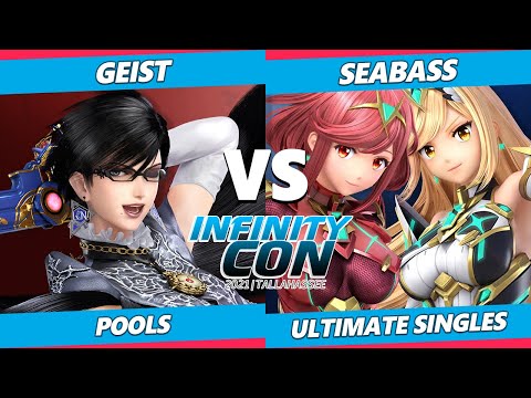 Infinity Con 2021 - Geist (Bayonetta) Vs. Seabass (Pyra Mythra) SSBU Ultimate Tournament