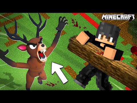 Surviving 99 Nights in Cursed Forest in Minecraft!