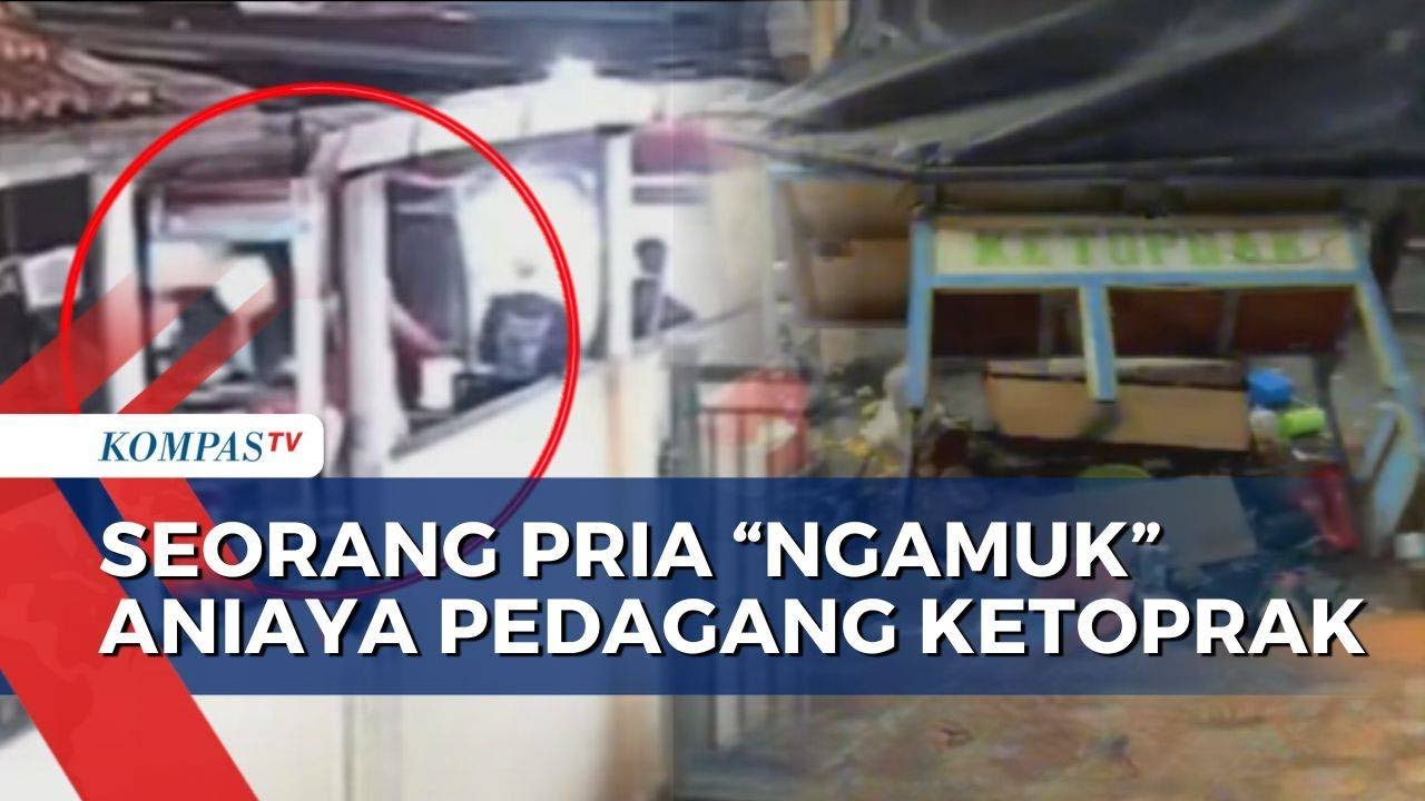 Tak Terima Ditagih Kurang Bayar Rp30 Ribu, Pria di Depok Ngamuk dan Aniaya Pedagang Ketoprak