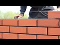 Hướng dẫn xây tường gạch mạch đẹp không cần trát