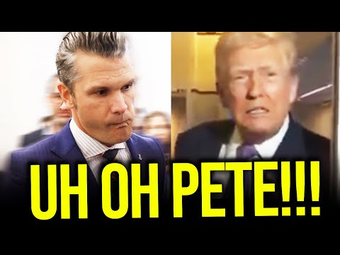 Trump THROWS MAGA Pete UNDER THE BUS!  