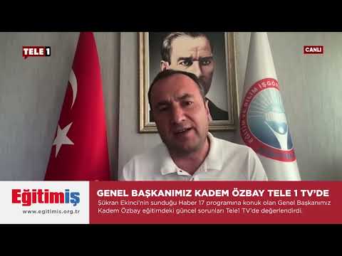 Genel Başkanımız Kadem Özbay, okullar açılmadan önce velilerin yaşadığı kayıt, alışveriş yükü ve eğitimdeki güncel sorunları Tele1 TV’de değerlendirdi. | EĞİTİM İŞ