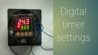 Digital timer setting#XT246 timer setting in Hindi