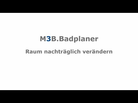 Raum entsperren im M3B.Badplaner