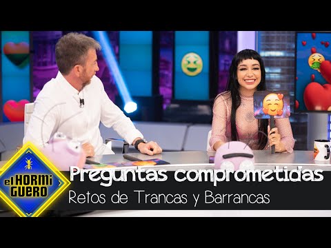 María Becerra se atreve con el juego más comprometido de Trancas y Barrancas - El Hormiguero