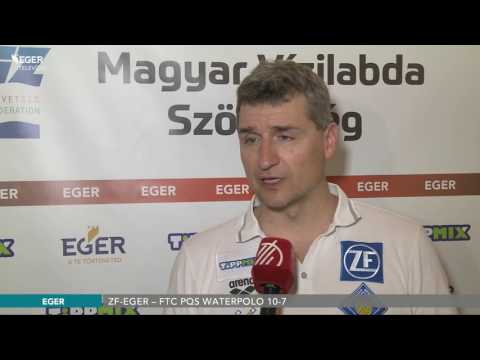 Idén is bajnoki döntős az egri férfi vízilabda csapat: ZF-Eger - FTC 10-7 - 2017.04.18.