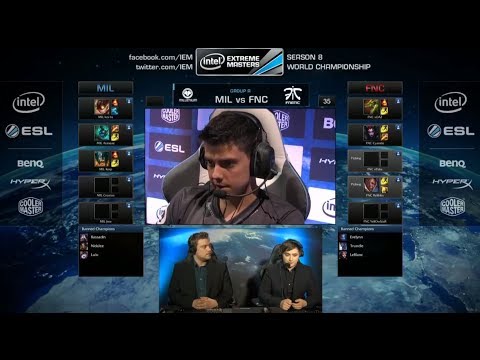 Millenium vs Fnatic | IEM Katowice WC LOL 2014 Group A Round 2 | MIL vs FNC