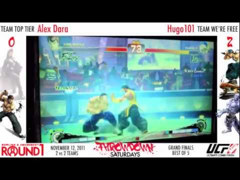 Throwdown Saturdays 1 - SSF4:AE 2v2 - Jayce the Ace & Alex Dara vs. Hugo101 & ONlineTony