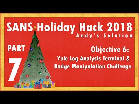 Holiday Hack 2018 - 7/11 - KringleCon Objective #6