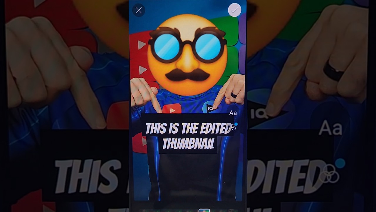 How to Edit YouTube Shorts Thumbnails