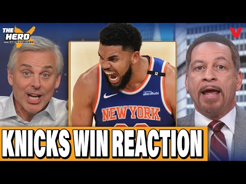 Chris Broussard & Colin Cowherd REACT to Knicks-Pacers + Thunder-T'Wolves PREDICTIONS | THE HERD NBA