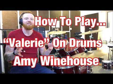 How To Play The Drum Beat From "Valerie" by Mark Ronson ft. Amy Winehouse