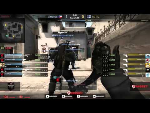 RCTIC vs eXtatus Kartta 2 de_mirage p3sta Game Show Spring Invitational 16.03.2016 | KESKEYTETTY!