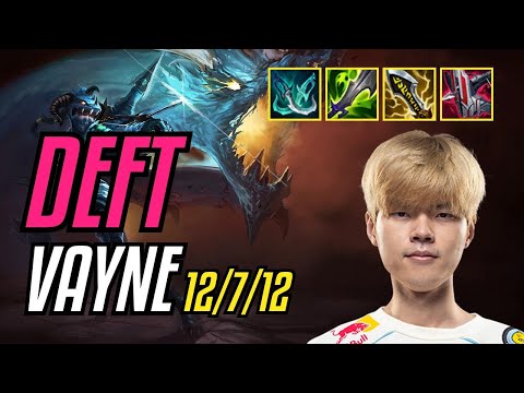 DEFT - VAYNE vs SAMIRA ADC - KR CHALLENGER - PATCH 11.8