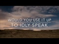 Speaking Confidentially Cowboy Junkies Lyrics