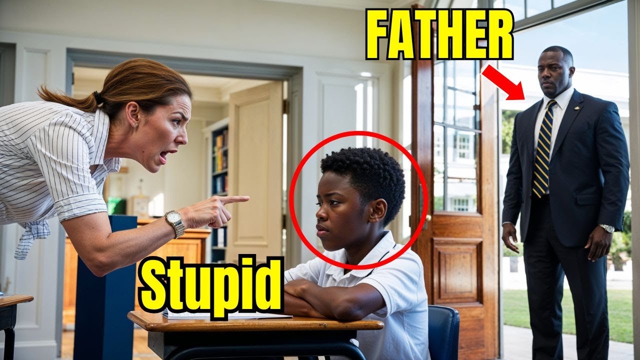 Racist Teacher Bullies Black Boy in Private School, Unaware His Father Is the Principal