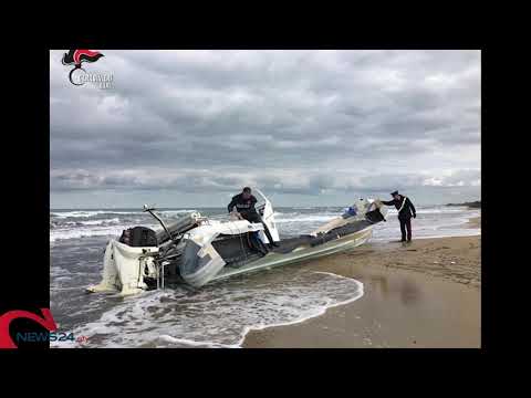 TORRE CANNE | A bordo di un gommone con una tonnellata e mezza di droga: arrestati due narcos 20enni
