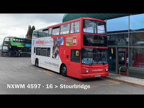 NXWM 4597 Dennis Trident (ZF/€3) BX54DCY - Full Kickdown