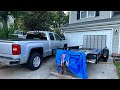 Mercedes Benz Gets Forklifted Off My 16 Utility Trailer