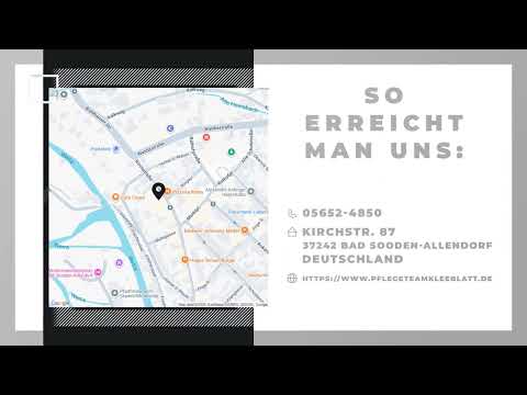 Ambulantes Pflegeteam Kleeblatt Inh. Lars Behrend YouTube-Vdeominiatur 2