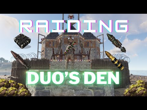 RAIDING THE DUO'S DEN in Rust Duo Base)