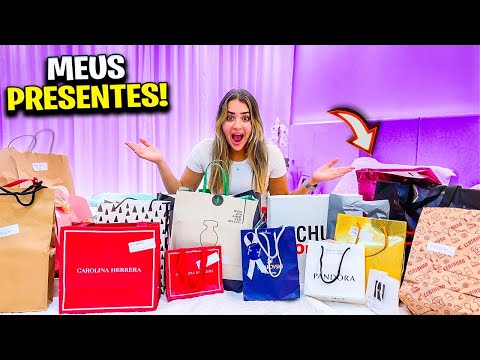 ABRINDO MEUS PRESENTES DE ANIVERSÁRIO DE 18 ANOS!