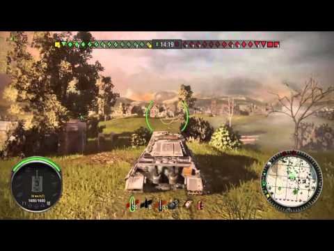 Т110е5 6000 damage  5 kills  Q Tiger II 4000 Damage 6 Kills PS4/Xbox.