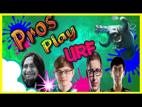 When Pros Play URF|Funny Moments and Outplays URF 2017