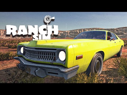 Meu primeiro PERRENGUE e o CARRO CLÁSSICO no Ranch Sim