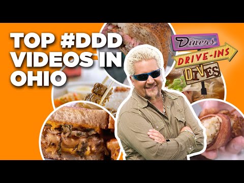 Top 5 #DDD Videos in Ohio with Guy Fieri | Diners, Drive-Ins and Dives | Food Network