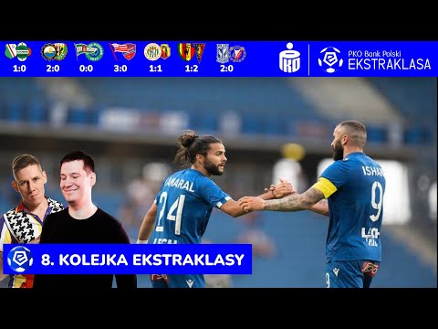 LECH POZNAŃ NA ZWYCIĘSKIEJ ŚCIEŻCE. 8. KOLEJKA EKSTRAKLASY, OMAWIAMY WSZYSTKIE MECZE