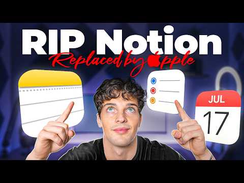 Apple vs Notion | Ultimate Apple Productivity Setup